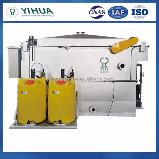 Water Treatment Equipment Dissolved Air Flotation in Waste Water Treatment System