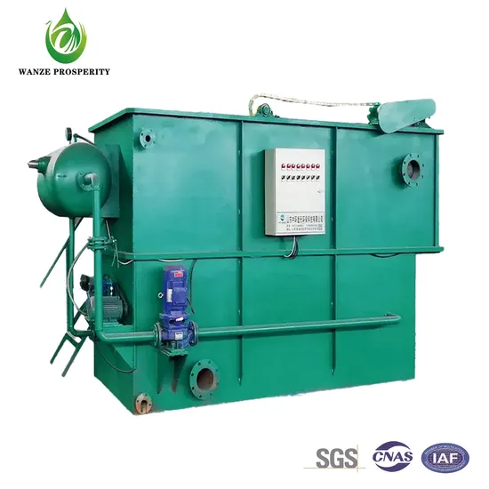 Miglioramento dello standard di flottazione ad aria disciolta per la rimozione di TSS dallo scarico delle acque reflue