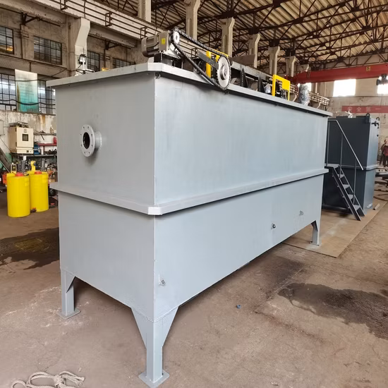 Flottazione ad aria disciolta industriale Daf per la rimozione del grasso oleoso negli impianti di trattamento delle acque reflue